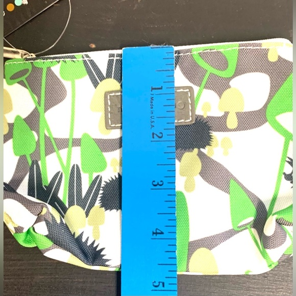 Namaste Brand Green and Black Cosmetic Bag - Picture 4 of 5